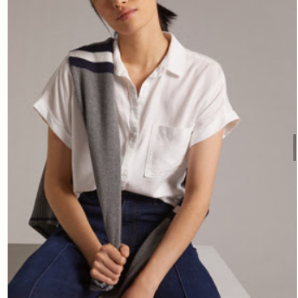 Cloth and Stone for Anthropologie Breezy button down top EUC